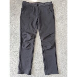 Ketchi Sitka Womens Fleece Lined Softshell Hiking Pants Charcoal Gray Size 12